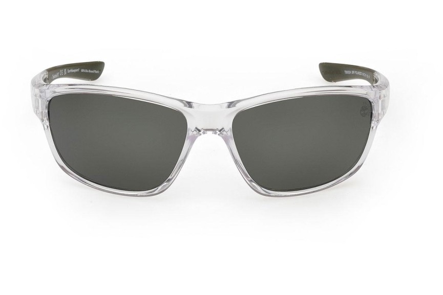 Slnečné okuliare Timberland TB00024 26R Polarized Obdĺžníkové Priehľadné