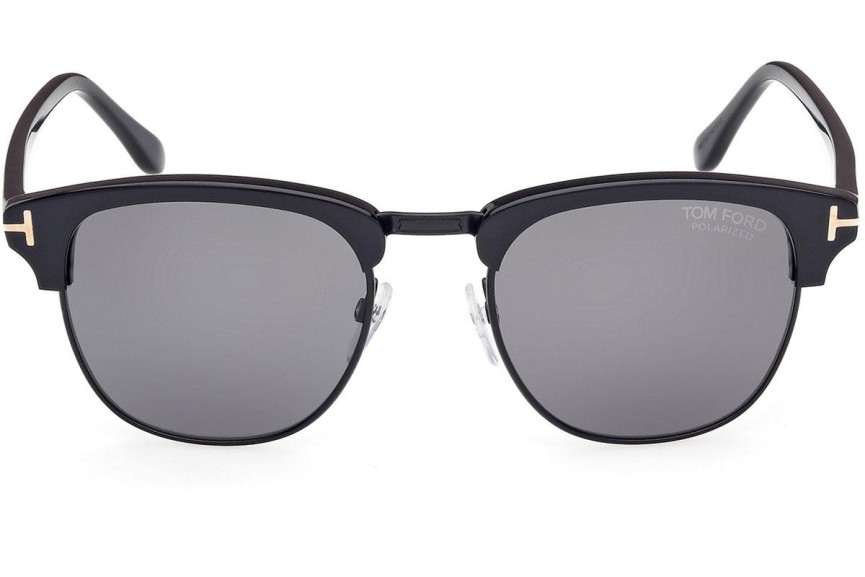 Slnečné okuliare Tom Ford Henry FT0248 01D Polarized Browline Čierne