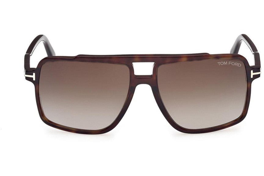 Slnečné okuliare Tom Ford Kemp FT1177 52B Squared Havana