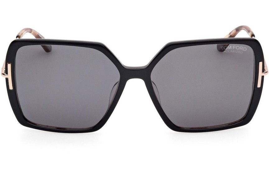 Slnečné okuliare Tom Ford FT1039 05D Polarized Squared Čierne