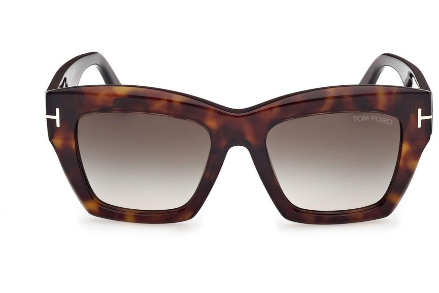 Slnečné okuliare Tom Ford Luna FT1191 52B Cat Eye Havana