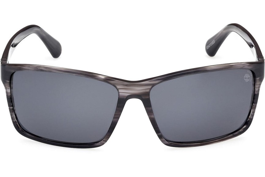 Slnečné okuliare Timberland TB00032 01R Polarized Squared Sivé