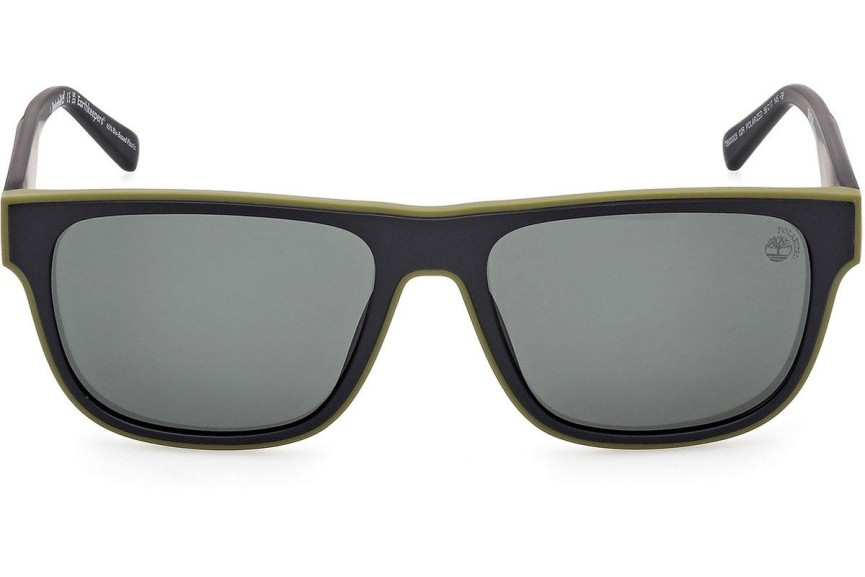 Slnečné okuliare Timberland TB00025 02R Polarized Squared Čierne