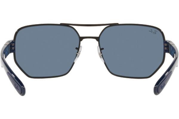 Slnečné okuliare Ray-Ban RB3672 002/80 Obdĺžníkové Čierne