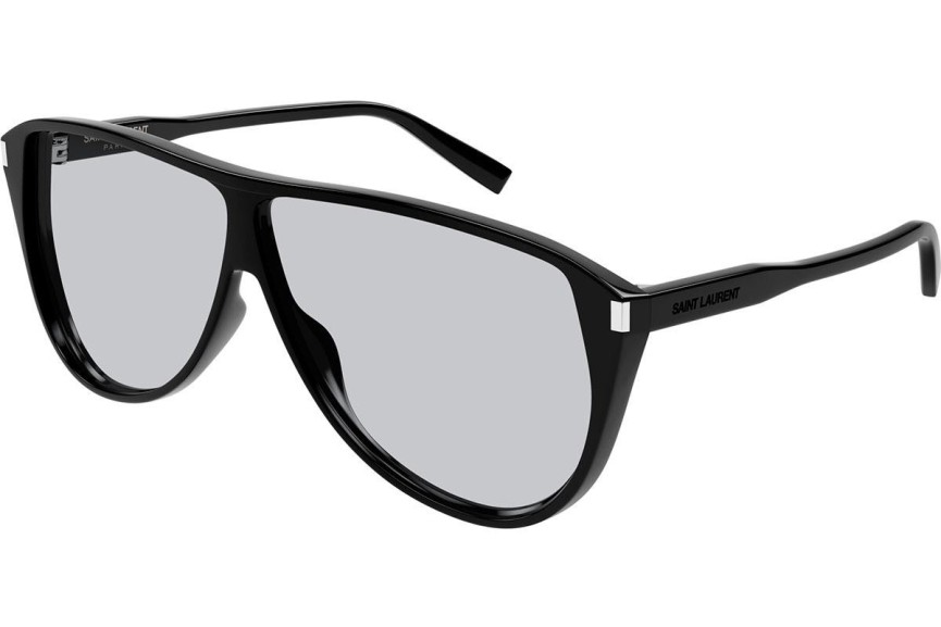 Slnečné okuliare Saint Laurent SL731GASPAR 001 Squared Čierne