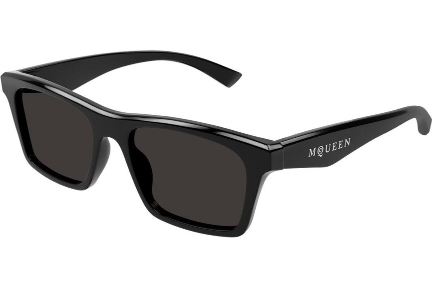 Slnečné okuliare Alexander McQueen AM0472S 001 Squared Čierne