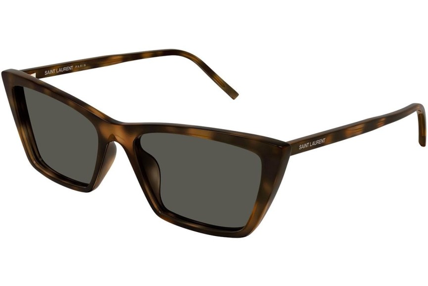 Slnečné okuliare Saint Laurent SL737MICATHIN 003 Cat Eye Havana