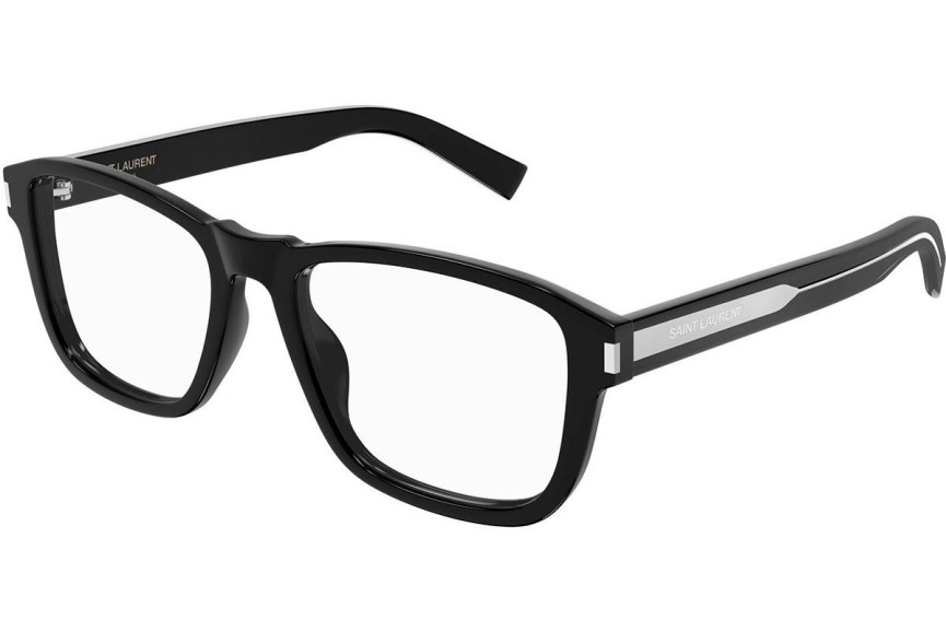 Okuliare Saint Laurent SL710OPT 001 Squared Čierne