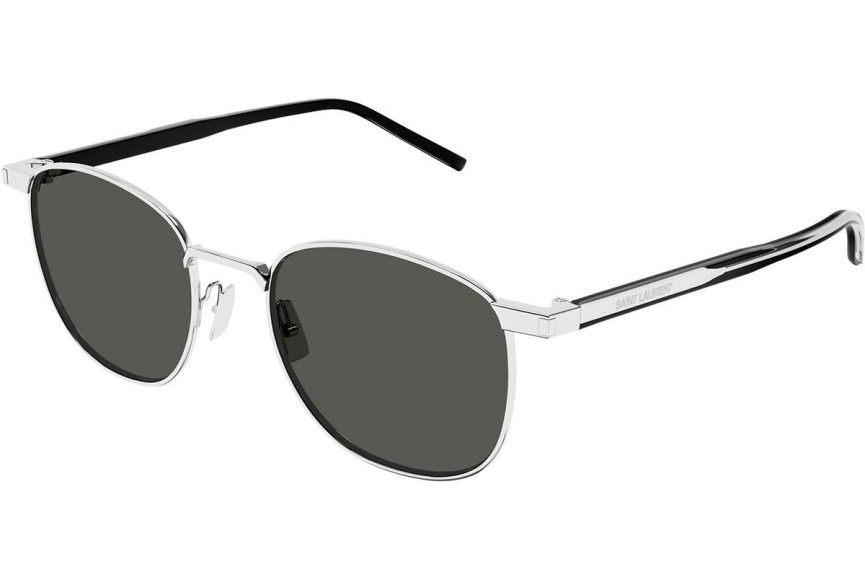 Slnečné okuliare Saint Laurent SL747 007 Squared Strieborné