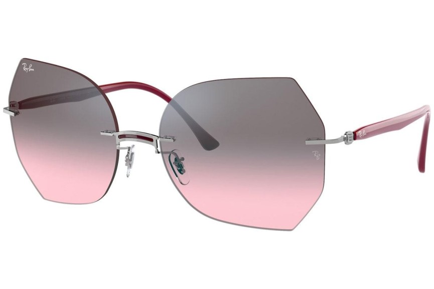 Slnečné okuliare Ray-Ban Titanium Collection RB8065 003/H9 Cat Eye Strieborné