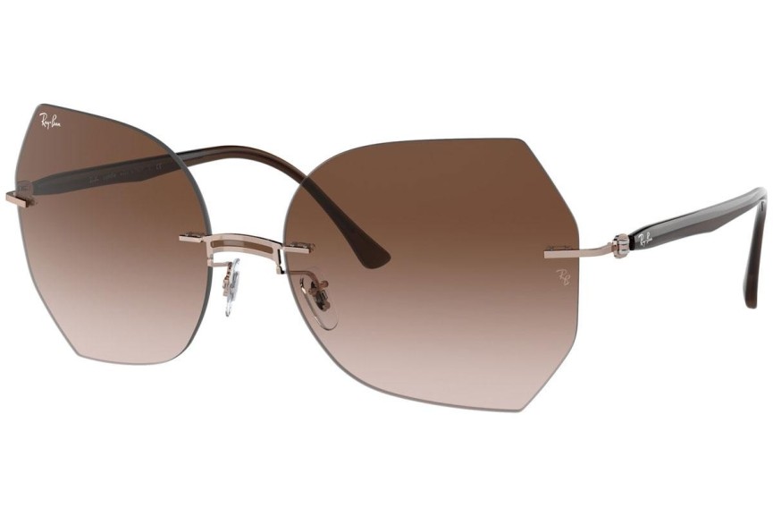 Slnečné okuliare Ray-Ban Titanium Collection RB8065 155/13 Cat Eye Zlaté