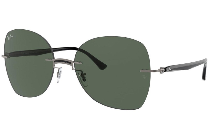 Slnečné okuliare Ray-Ban Titanium Collection RB8066 154/71 Squared Sivé