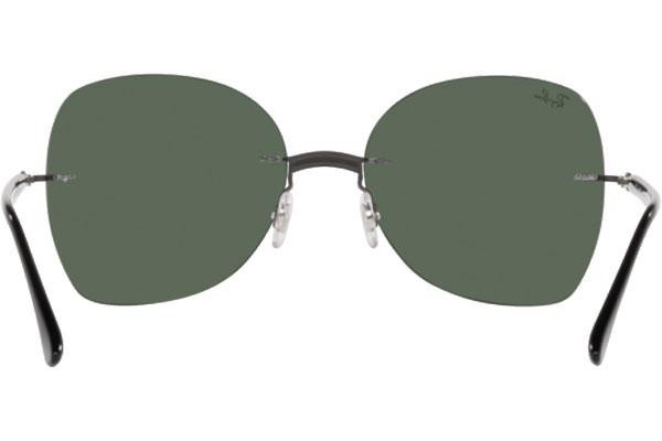 Slnečné okuliare Ray-Ban Titanium Collection RB8066 154/71 Squared Sivé