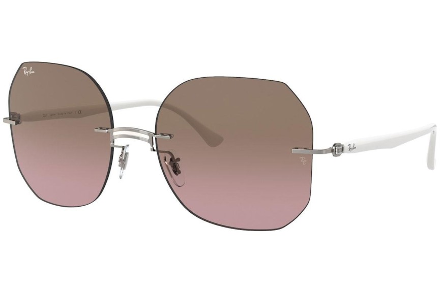 Slnečné okuliare Ray-Ban Titanium Collection RB8067 159/14 Squared Strieborné