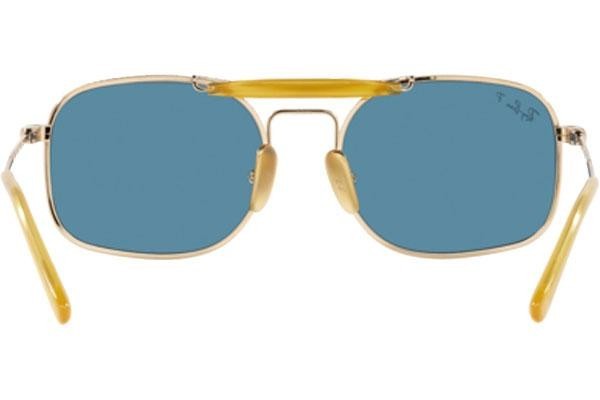 Slnečné okuliare Ray-Ban Chromance Collection RB8062 9205S2 Polarized Squared Zlaté