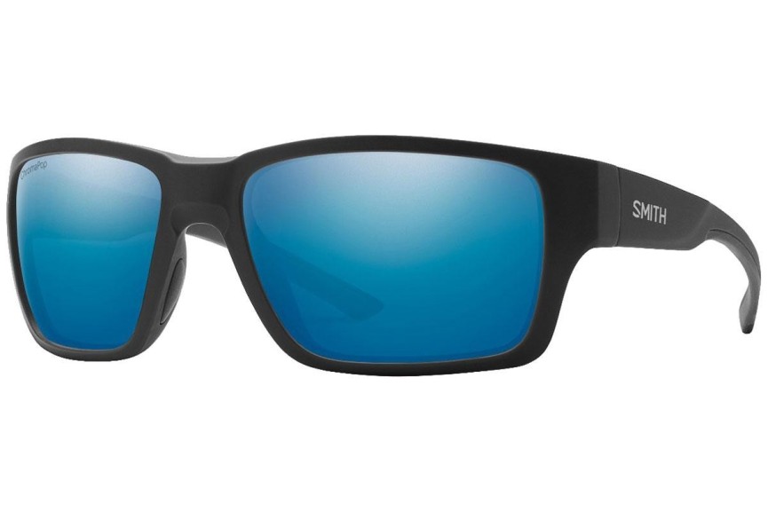 Slnečné okuliare Smith Outback 124/QG Polarized Obdĺžníkové Čierne