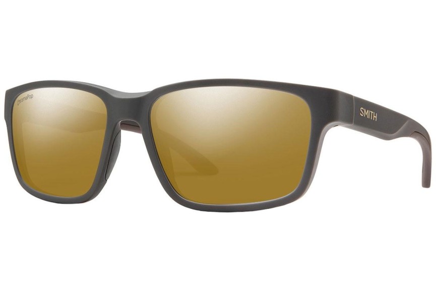 Slnečné okuliare Smith BASECAMP FRE/QE Polarized Squared Sivé