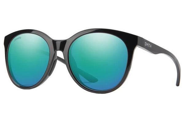 Slnečné okuliare Smith BAYSIDE 807/QG Polarized Okrúhle Čierne