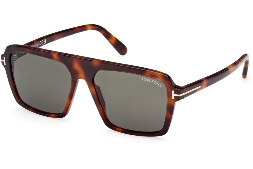 Slnečné okuliare Tom Ford Vincent FT1176 53N Squared Havana