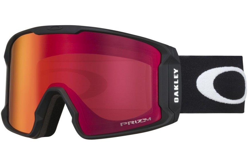 Lyžiarske okuliare Oakley Line Miner L OO7070-02 PRIZM Jednoliate | Shield Čierne