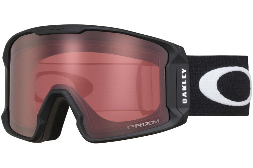 Lyžiarske okuliare Oakley Line Miner L OO7070-05 PRIZM Jednoliate | Shield Čierne