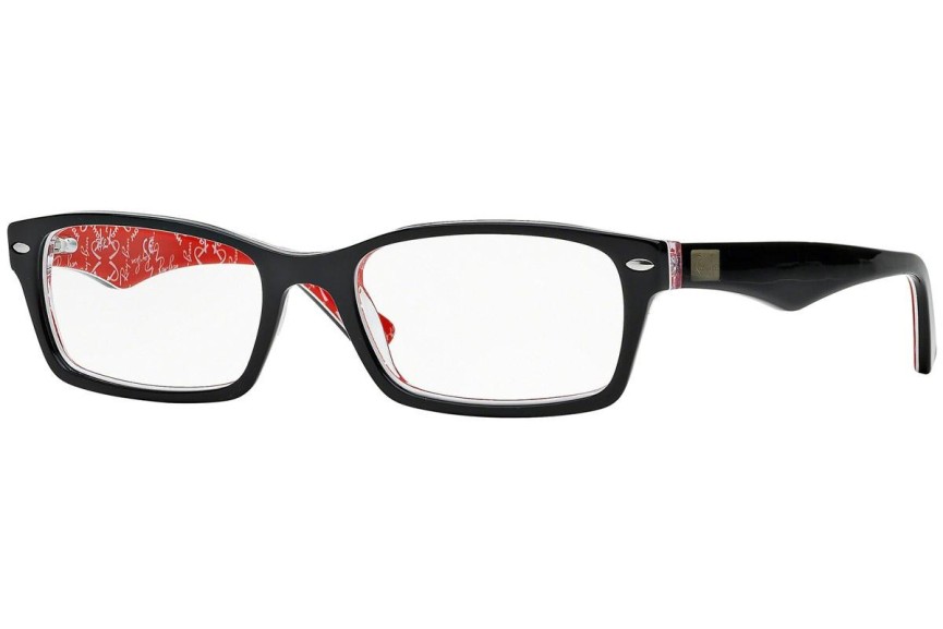 Okuliare Ray-Ban RX5206 2479 Obdĺžníkové Čierne