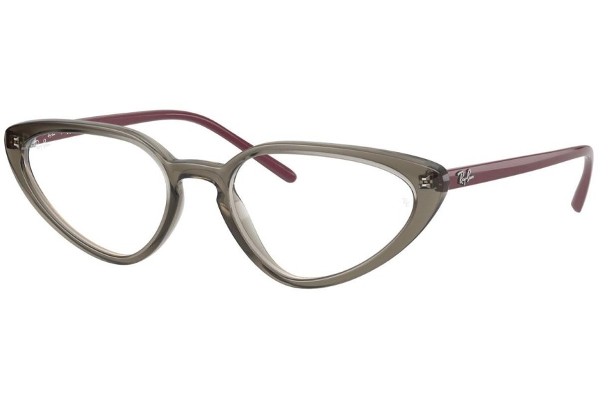 Okuliare Ray-Ban RX7188 8083 Cat Eye Sivé