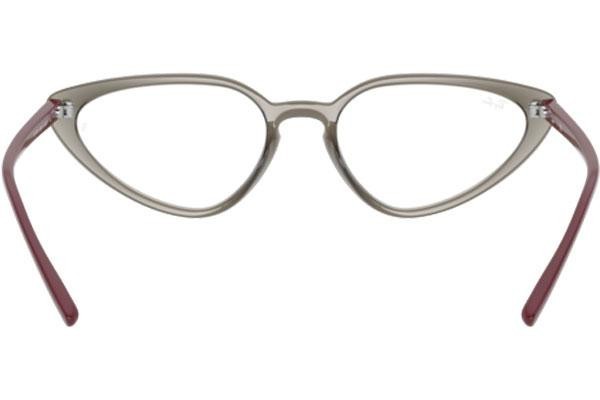 Okuliare Ray-Ban RX7188 8083 Cat Eye Sivé