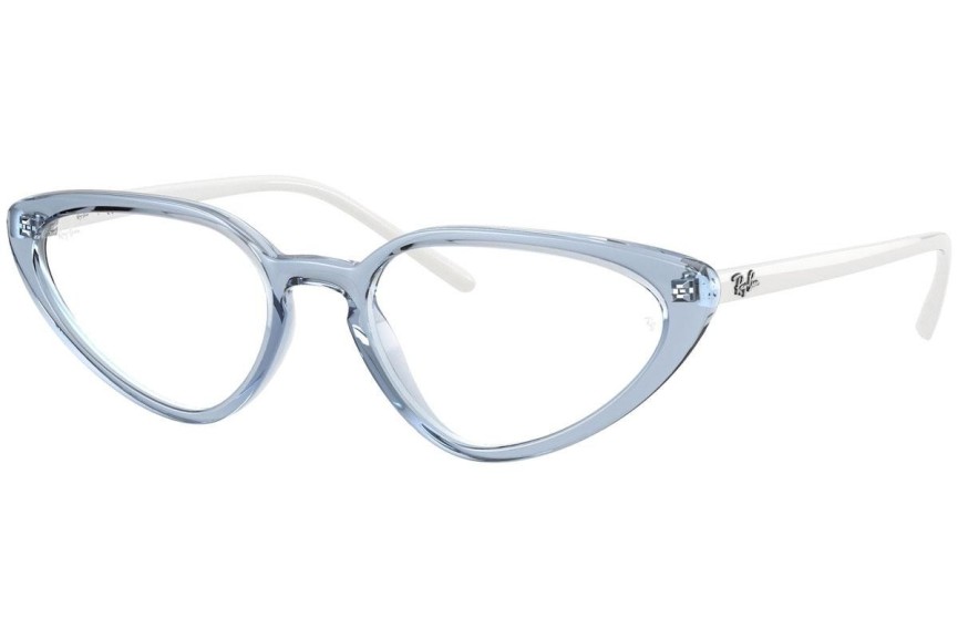 Okuliare Ray-Ban RX7188 8085 Cat Eye Modré