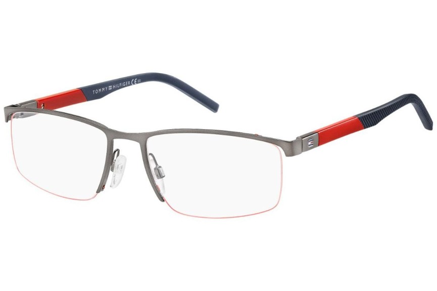 Okuliare Tommy Hilfiger TH1640 R80 Obdĺžníkové Sivé