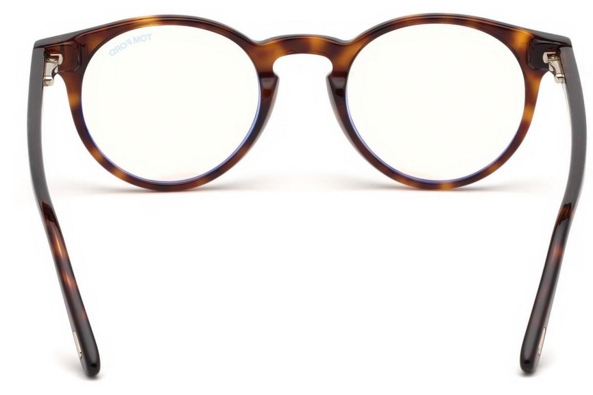 Okuliare Tom Ford FT5557-B 052 Okrúhle Havana