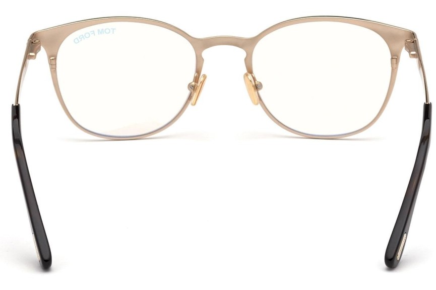 Okuliare Tom Ford FT5732-B 028 Okrúhle Zlaté