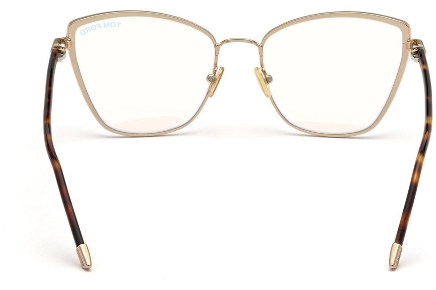 Okuliare Tom Ford FT5740-B 048 Squared Hnedé