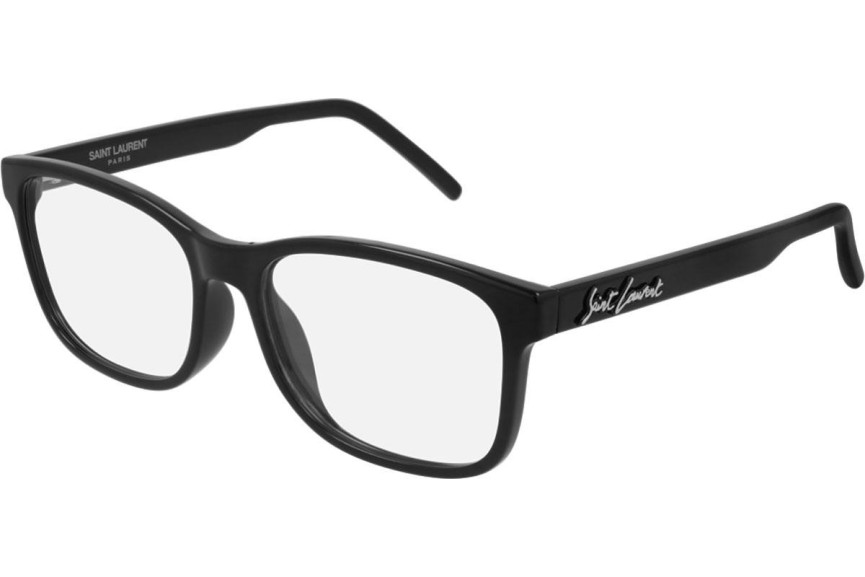 Okuliare Saint Laurent SL398 001 Squared Čierne