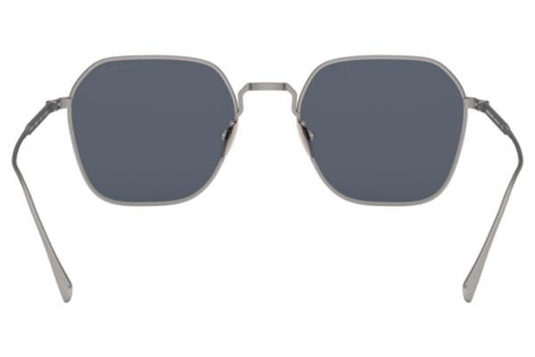 Slnečné okuliare Giorgio Armani AR6104 300387 Squared Strieborné