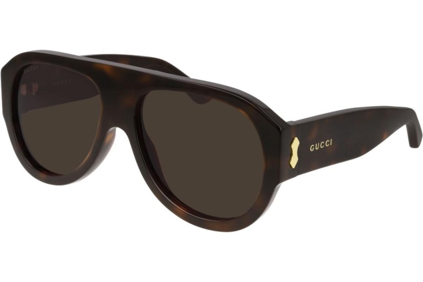 Slnečné okuliare Gucci GG0668S 002 Pilot Havana