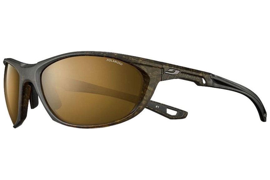 Slnečné okuliare Julbo Race 2.0 J482 9051 Polarized Obdĺžníkové Hnedé