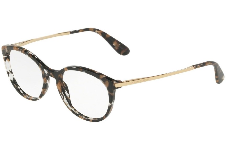 Okuliare Dolce & Gabbana DG3242 911 Okrúhle Hnedé