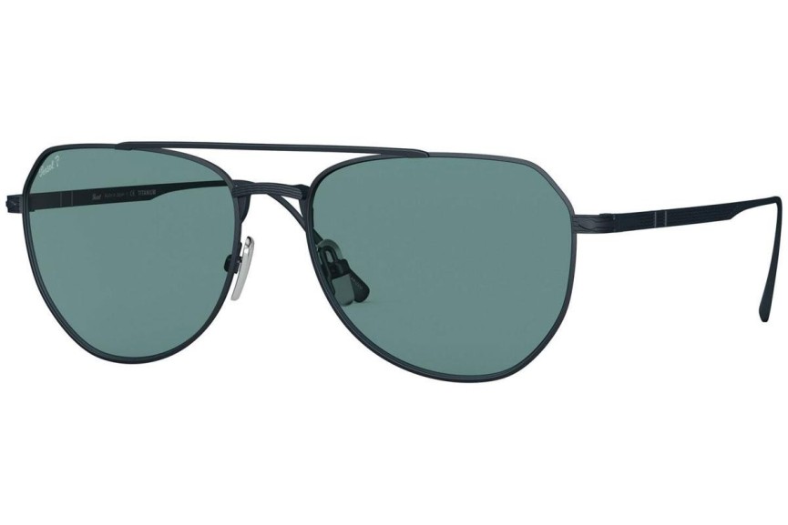 Slnečné okuliare Persol PO5003ST 8002P1 Polarized Okrúhle Modré