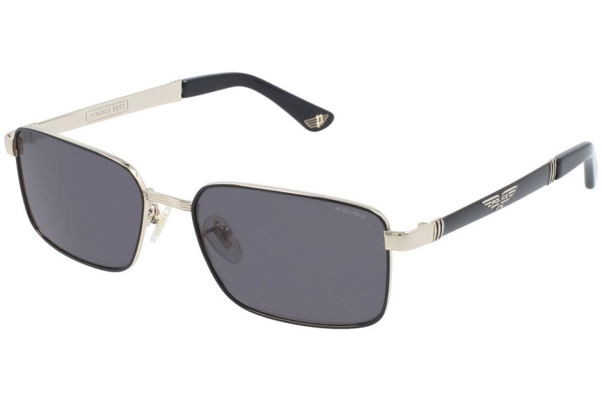 Slnečné okuliare Police Origins 28 SPLA54 301P Polarized Obdĺžníkové Zlaté