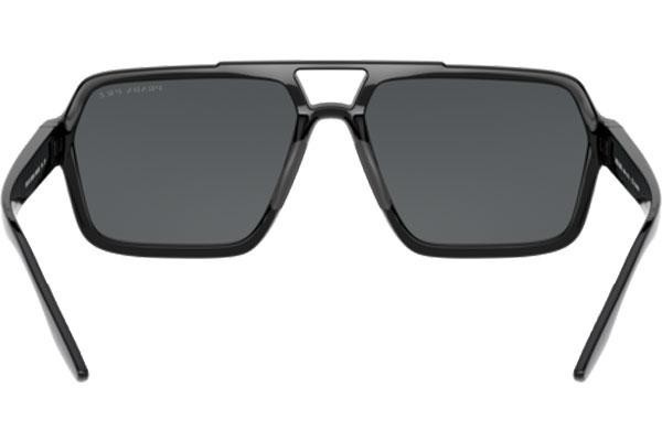 Slnečné okuliare Prada Linea Rossa PS01XS 1AB02G Polarized Obdĺžníkové Čierne