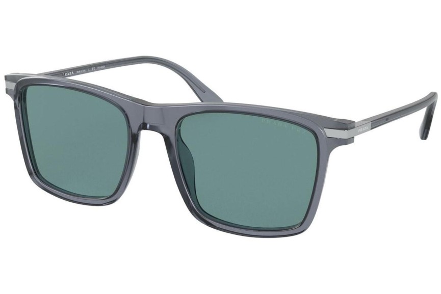 Slnečné okuliare Prada PR19XS 01G04D Polarized Squared Sivé