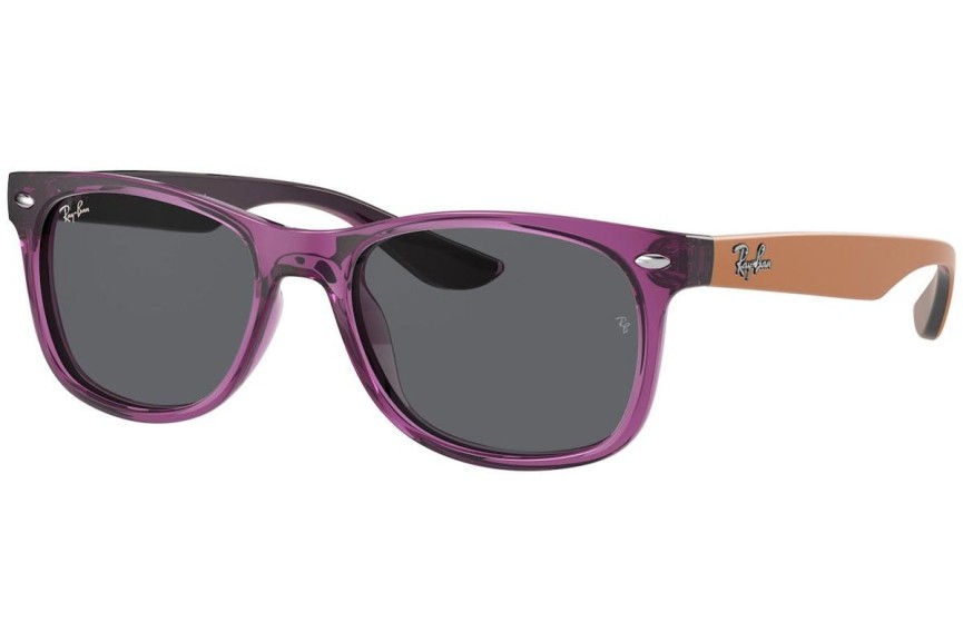 Slnečné okuliare Ray-Ban Junior New Wayfarer Junior RJ9052S 706987 Squared Fialové