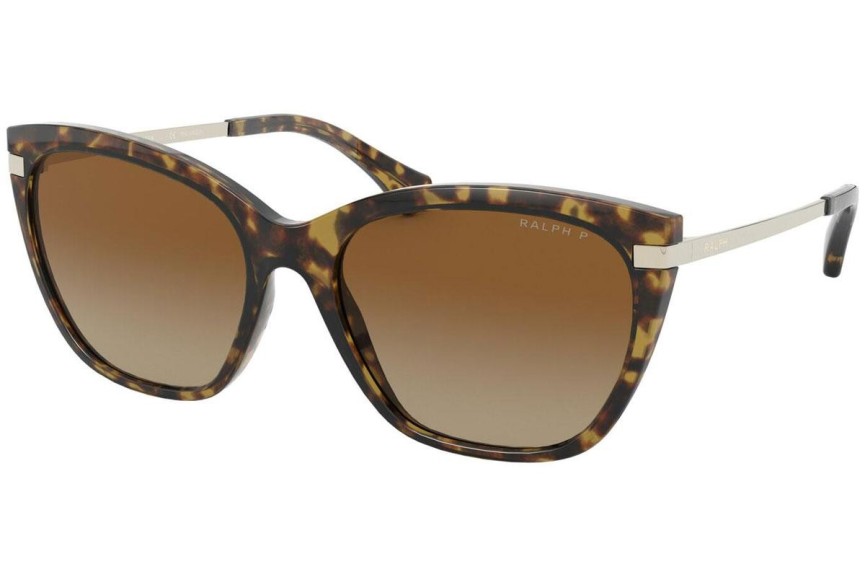 Slnečné okuliare Ralph by Ralph Lauren RA5267 5836T5 Polarized Cat Eye Havana