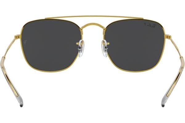 Slnečné okuliare Ray-Ban RB3557 919648 Polarized Squared Zlaté