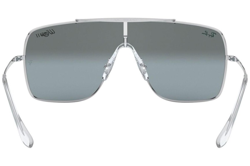 Slnečné okuliare Ray-Ban Wings II RB3697 003/Y0 Jednoliate | Shield Strieborné