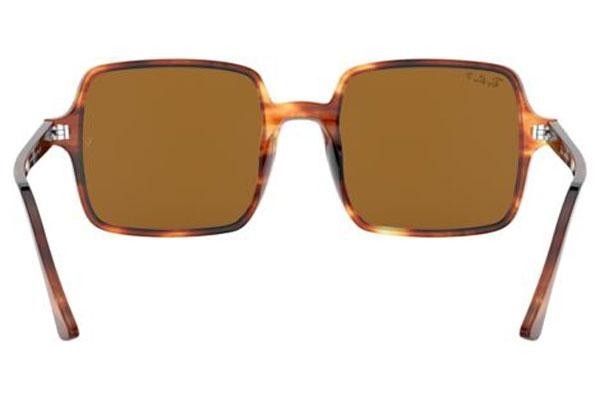 Slnečné okuliare Ray-Ban Square II RB1973 954/57 Polarized Oversize Havana