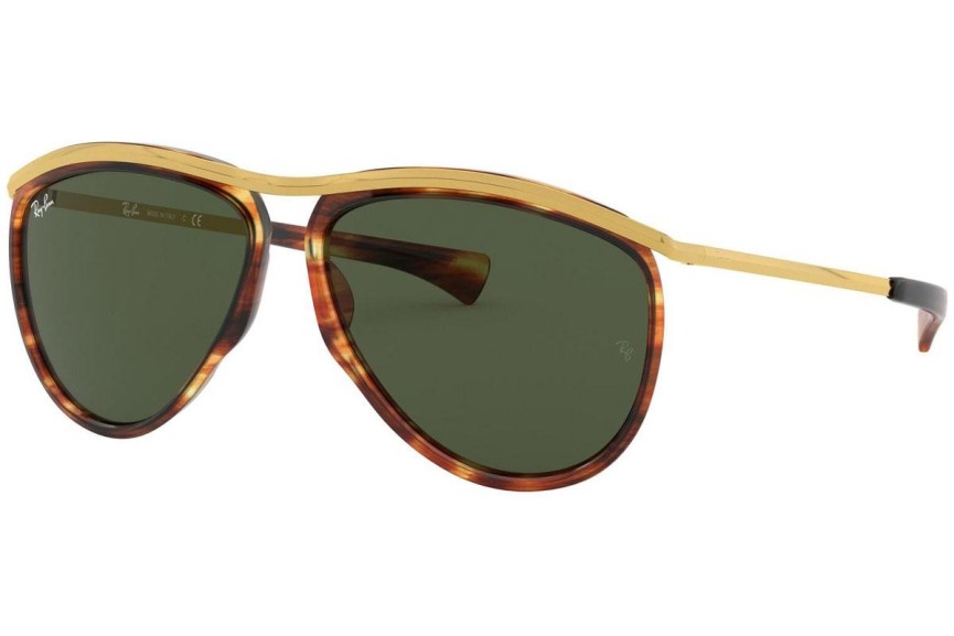 Slnečné okuliare Ray-Ban Olympian Aviator RB2219 954/31 Pilot Havana