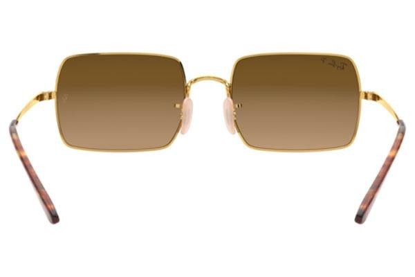 Slnečné okuliare Ray-Ban Rectangle RB1969 9147M2 Polarized Squared Zlaté