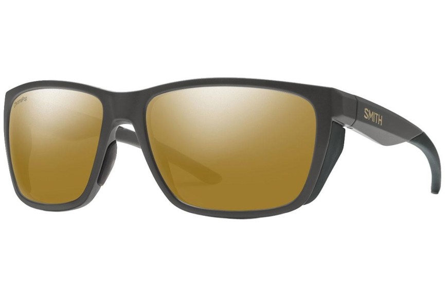 Slnečné okuliare Smith Longfin 4VF/QE Polarized Squared Sivé